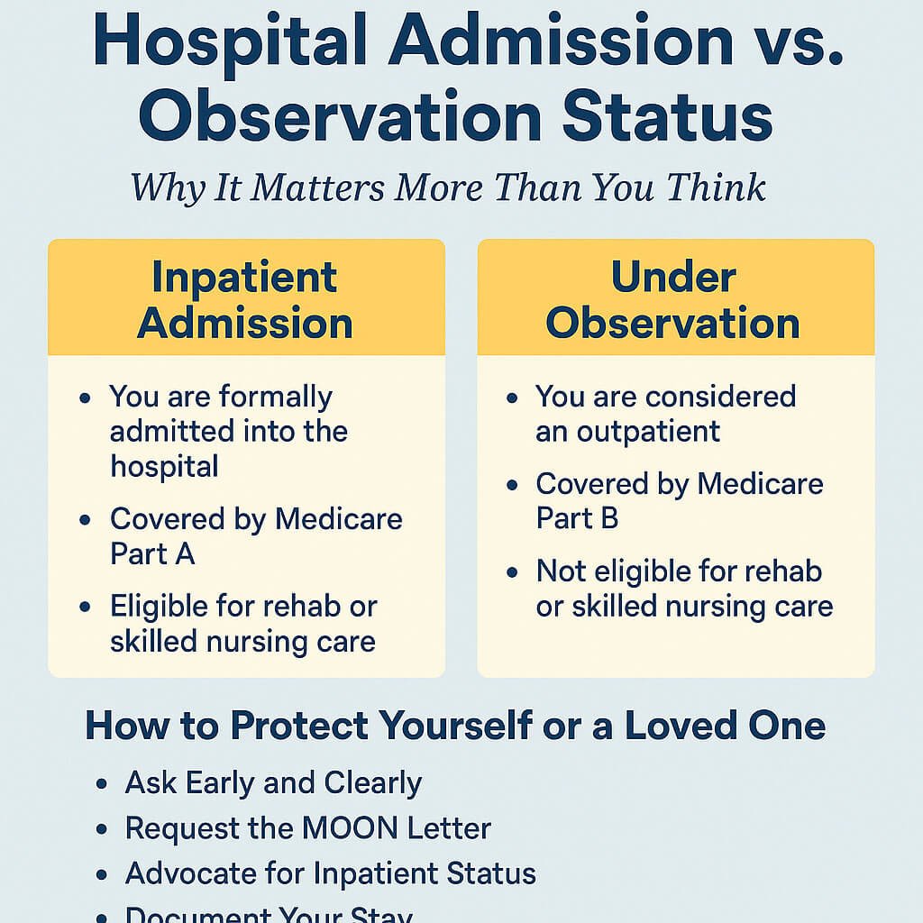 Hospital Admission vs. Observation Status