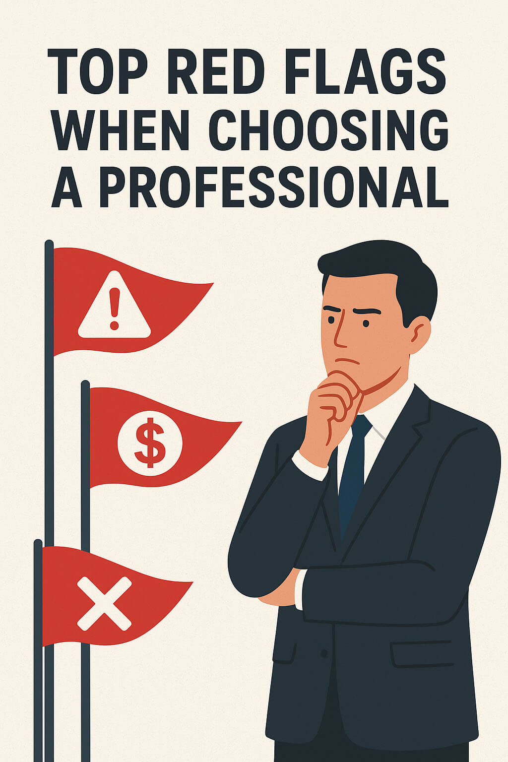 Top Red Flags when choosing a professional